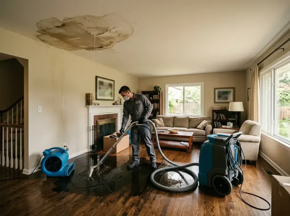 attic-pipe-burst-ceiling-drip-008 — frequently asked questions, Water Damage Restoration & Carpet Care in Brentwood, MO